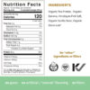 Sprout Living Organic Pea Protein Powder, Unflavored, 20 Grams of Plant Based Organic Protein Powder Without Artificial Sweeteners, Non Dairy, Non-GMO, Vegan, Gluten Free (1 Pound, 19 Servings)