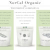 NorCal Organic - Premium Pea Protein Isolate - 100% Vegan and Organic - UNFLAVORED - 2 Pounds (Pack of 1) - 35 Servings