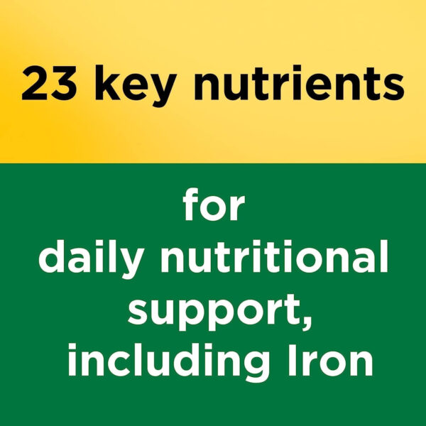 Nature Made Multivitamin Tablets with Iron, Multivitamin for Women and Men for Daily Nutritional Support, Nature Made Multi Vitamins for Adults, 130 Tablets, 130 Day Supply