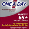 689486415b80cae585cbebfb2fd7fa03a2329693fefcc617f44ee.jpg One A Day Proactive 65+, Mens & Womens Multivitamin, Supplement with Vitamin A, C, D, and Zinc to Support Bone Health & Cell Health, Calcium, Folic Acid, Tablet 150 Count