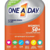 One A Day Women’s 50+ Multivitamins Tablet, Multivitamin for Women with Vitamin A, C, D, E and Zinc for Immune Health Support*, Calcium & more, 200 Count