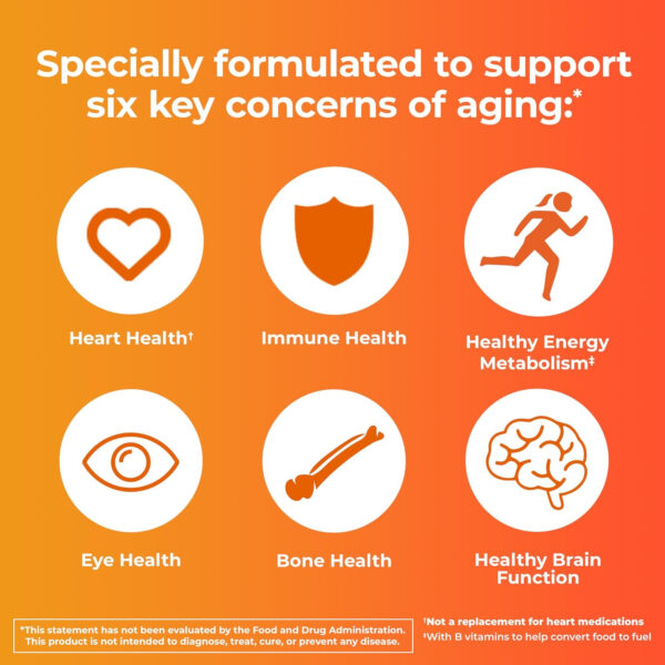 One A Day Women’s 50+ Multivitamins Tablet, Multivitamin for Women with Vitamin A, C, D, E and Zinc for Immune Health Support*, Calcium & more, 200 Count