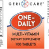 One-Daily Multi-Vitamin Tablet, 200 Count by GeriCare| Adult Multivitamin Supplement for Men & Women | Easy-to-Take Dietary Supplement with Vitamins A, C, D3, B, Calcium| Vitamin & Mineral Complex