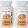One-Daily Multivitamins with Minerals for Men & Women (100 Tablets) by GeriCare| High-Potency Multi-Vitamin & Multimineral Dietary Supplement for Immunity, Energy| Complete Daily Nutritional Support
