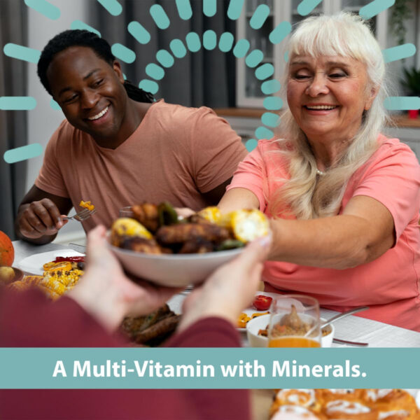 One-Daily Multivitamins with Minerals for Men & Women (100 Tablets) by GeriCare| High-Potency Multi-Vitamin & Multimineral Dietary Supplement for Immunity, Energy| Complete Daily Nutritional Support