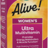 Nature's Way Alive! Women's Daily Ultra Multivitamin, High Potency Formula, Promotes Energy Metabolism and Muscle Function*, Women's Vitamins, Methylated Vitamin B12, 60 tablets