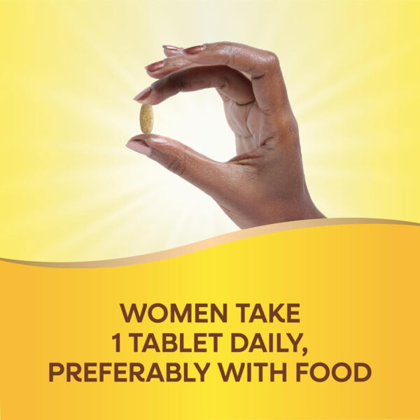 Nature's Way Alive! Women's Daily Ultra Multivitamin, High Potency Formula, Promotes Energy Metabolism and Muscle Function*, Women's Vitamins, Methylated Vitamin B12, 60 tablets