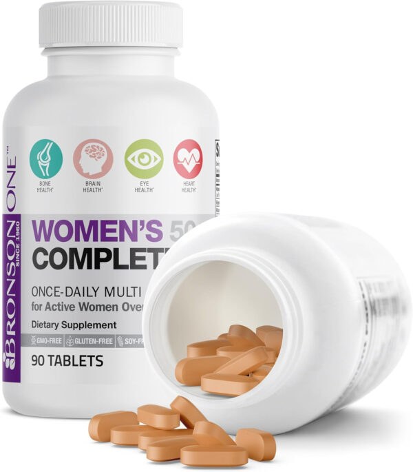 Bronson ONE Daily Women’s 50+ Complete Multivitamin Multimineral, 180 Tablets