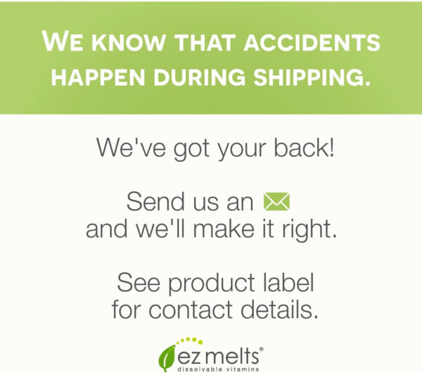 EZ Melts Dissolvable Multivitamin with Iron for Women and Men, Sugar-Free, 1-Month Supply