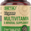 68948bcd90da05b7d60c469a8e9144f725f798304d43a275f08cc.jpg DEVA Vegan Multivitamin for Women & Men with Iron, Vitamin C, E, B Complex Vitamins, Zinc, 90 Tiny Tablets
