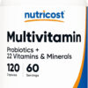 Nutricost Multivitamin with Probiotics 120 Vegetarian Capsules - Packed with Vitamins & Minerals