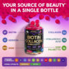 68948e094b58ace4257c97fcde9142396d3ccf5b59ef5d5c7b43f.jpg Biotin Gummies with Collagen - Hair Growth Support Skin, & Nail Strength - for Women & Men - Biotin 10000mcg | Keratin | Hyaluronic Acid | B-Complex | Saw Palmetto - Sugar-Free, Mixed Berry - 60 Gummy
