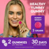 68948e0c2d656b1081de701f912481acfee23ffe05ca0276d591d.jpg Biotin Gummies with Collagen - Hair Growth Support Skin, & Nail Strength - for Women & Men - Biotin 10000mcg | Keratin | Hyaluronic Acid | B-Complex | Saw Palmetto - Sugar-Free, Mixed Berry - 60 Gummy