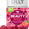 68948e461c89c5d9dd4b42728c69a8070805a91ccabde3a9d6ba8.jpg OLLY Undeniable Beauty Gummy, For Hair, Skin, Nails, Biotin, Vitamin C, Keratin, Chewable Supplement, Grapefruit, 30 Day Supply - 60 Count