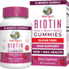 68948fbe4c482e074883035fb163a1c246e8ffffea98a2abe8de4.jpg MaryRuth Organics Biotin Gummies | Sugar Free | Vegan | Non-GMO | 2,500 mcg Biotin Supplement | Hair Skin and Nails Vitamins | Hair Growth Vitamins | Hair Growth Supplement | 60 Count
