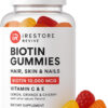 6894901b27442b9595707bc8453f2c9a4c2278eb3c839d2404310.jpg iRestore Hair Gummy Vitamins, Vegan Biotin Gummies for Hair Skin and Nails Gummies, Hair Gummies, Biotin Gummies for Hair Growth Biotin Vitamins Hair Vitamins Gummies for Women & Men, Biotin 10000mcg