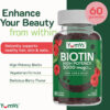 689490de986d36cb8892a4c890c6415763810c8bfdb7c29672b6a.jpg YumVs Biotin Gummies 5000mcg - Luscious Raspberry Flavor - Thicker Faster Hair Growth Gummies for Women or Men - Hair, Skin & Nails Vitamins - Hair Gummy - Vegetarian Biotin Supplement (60 Ct., 2pk)