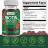 689490e31a23201277454b826524db3ea5a4889aa139b06013463.jpg YumVs Biotin Gummies 5000mcg - Luscious Raspberry Flavor - Thicker Faster Hair Growth Gummies for Women or Men - Hair, Skin & Nails Vitamins - Hair Gummy - Vegetarian Biotin Supplement (60 Ct., 2pk)
