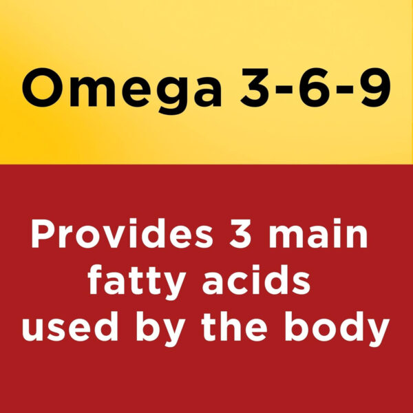 Nature Made Triple Omega 3 6 9 Supplements, Flaxseed, Safflower & Olive Oils, Fish Free Omega 3 Fatty Acid Supplement, 150 Softgels, 75 Day Supply