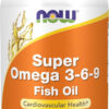 NOW Supplements, Super Omega 3-6-9 1200 mg with a blend of Fish, Borage and Flax Seed Oils, 90 Softgels