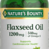 68957ea3697bb6a2fa0236c9dab2549c1918144b9f7281e2fb088.jpg Nature's Bounty Flaxseed and Omega 3, Dietary Supplement, Supports Cardiovascular Health, 1200mg, Softgels, 125 ct