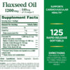 68957ea4bdf3e13a007e9dc4d412eee426797f1467cdf6791d228.jpg Nature's Bounty Flaxseed and Omega 3, Dietary Supplement, Supports Cardiovascular Health, 1200mg, Softgels, 125 ct
