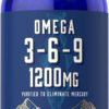 68957f4d62000512c40a55994d676173d42517a4e4294b798a5d8.jpg Carlyle Omega 3 6 9 Supplement | 1,200mg | 180 Softgel Capsules | Triple Omega Complex | Fish, Flaxseed & Borage Oils with EPA & DHA | Non-GMO & Gluten Free