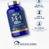 68957f510ecef31104cf779980e2b1f5844d01db3db05173ecb2c.jpg Carlyle Omega 3 6 9 Supplement | 1,200mg | 180 Softgel Capsules | Triple Omega Complex | Fish, Flaxseed & Borage Oils with EPA & DHA | Non-GMO & Gluten Free