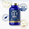 68957f525b13891f19f0b840ec5ae9ea031bdac63c700e593f170.jpg Carlyle Omega 3 6 9 Supplement | 1,200mg | 180 Softgel Capsules | Triple Omega Complex | Fish, Flaxseed & Borage Oils with EPA & DHA | Non-GMO & Gluten Free