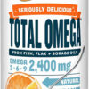 68957fc287ffb269880bd9a76c4f4b1e6602aeb00a759e7cf3920.jpg Barlean's Total Omega 3 6 9 Liquid Fish Oil Supplement with Borage and Flaxseed Oil, Orange Crème, 2,400 mg of EPA, DHA and GLA Fatty Acids, 16 oz