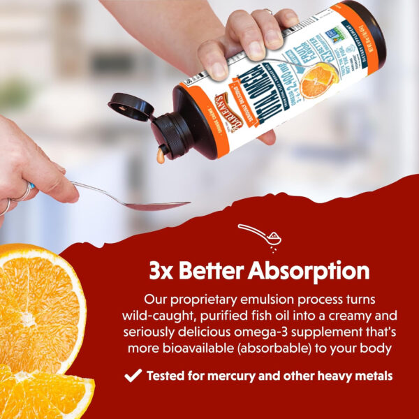 68957fcf4aae4ce33a119f0a987ab0dff38e404ed07b2b3b04476.jpg Barlean's Total Omega 3 6 9 Liquid Fish Oil Supplement with Borage and Flaxseed Oil, Orange Crème, 2,400 mg of EPA, DHA and GLA Fatty Acids, 16 oz