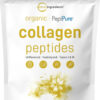 Micro Ingredients Marine Collagen Peptides Powder, 1 lb | Type I Marine Collagen + Natural Protein | Wild-Caught Fish Source | Unflavored | Supports Hair, Skin & Joint Health | Pescatarian, Non-GMO