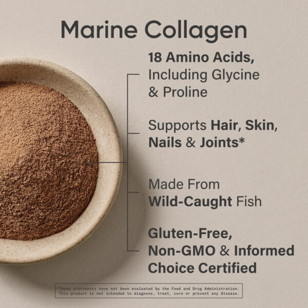 68958a3e0fa3567fd82ef30e51eda5b8cbad923a546d5103800b9.jpg Sports Research Marine Collagen Peptides Powder - Sourced from Wild-Caught Fish, Pescatarian Friendly, Keto Certified & Non-GMO Verified - Easy to Mix in Water or Juice! (34 Servings)