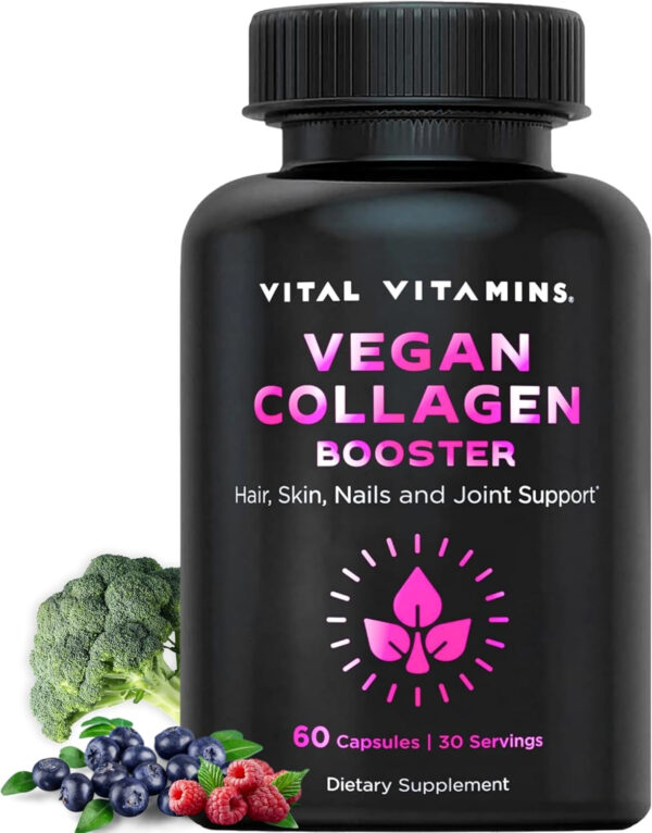Vital Vitamins Multi Collagen for Women & Men - Type I, II, III, V, X - Grass Fed, Non-GMO - 150 Capsules