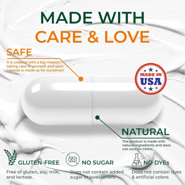 68958ba82c416bce84f647e17f23c6fda2a77e1bc401a189668d4.jpg SIRUNES Bovine Collagen Supplements for Men and Women I Hydrolyzed Grass Fed Bovine Collagen Peptides Dietary Supplement for Joint, Nerve & Bone Support - Non-GMO, Anti-Aging - 100 Capsules