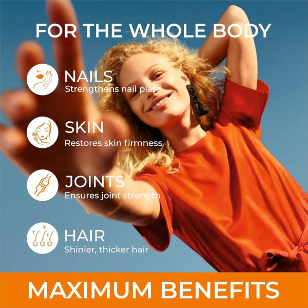 68958bae223997709eaaaf62cb97b59b642f95bb3035033ce852b.jpg SIRUNES Bovine Collagen Supplements for Men and Women I Hydrolyzed Grass Fed Bovine Collagen Peptides Dietary Supplement for Joint, Nerve & Bone Support - Non-GMO, Anti-Aging - 100 Capsules