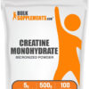 BulkSupplements.com Creatine Monohydrate Powder - Micronized Creatine Powder, Unflavored - Pure & Gluten Free, 5g (5000mg) per Servings, 500g (1.1 lbs) (Pack of 1)
