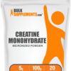 BulkSupplements.com Creatine Monohydrate Powder - Micronized Creatine Powder, Unflavored - Pure & Gluten Free, 5g (5000mg) per Servings, 500g (1.1 lbs) (Pack of 1)