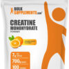 BulkSupplements.com Creatine Monohydrate Powder - Micronized Creatine Powder, Unflavored - Pure & Gluten Free, 5g (5000mg) per Servings, 500g (1.1 lbs) (Pack of 1)