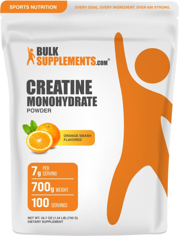 BulkSupplements.com Creatine Monohydrate Powder - Micronized Creatine Powder, Unflavored - Pure & Gluten Free, 5g (5000mg) per Servings, 500g (1.1 lbs) (Pack of 1)