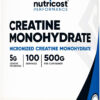Nutricost Creatine Monohydrate Micronized Powder 500G, 5000mg Per Serv (5g) - 100 Servings, 17.9 Oz