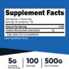 Nutricost Creatine Monohydrate Micronized Powder 500G, 5000mg Per Serv (5g) - 100 Servings, 17.9 Oz