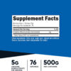 Nutricost Creatine Monohydrate Micronized Powder 500G, 5000mg Per Serv (5g) - 100 Servings, 17.9 Oz