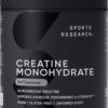 Sports Research Creatine Monohydrate - Gain Lean Muscle, Improve Performance and Strength and Support Workout Recovery - 5 g Micronized Creatine - 1.1LBS