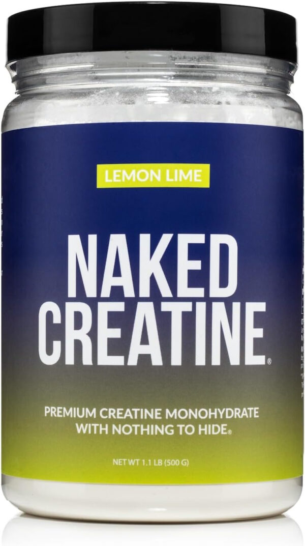 NAKED Pure Micronized Creatine Monohydrate – 200 Servings, 1,000g Bulk – Vegan, Non-GMO, Gluten & Soy Free - Muscle Building, Strength Training, Gym & Fitness Supplement