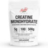 Creatine Monohydrate Micronized Powder 500G - 100 Servings, 5000mg Per Serving (5g) - 17.64 Oz for Men & Women Muscle Growth & Recovery - UNFLAVORED