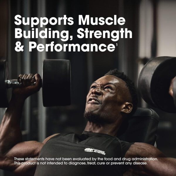 Optimum Nutrition Micronized Creatine Monohydrate Capsules, Keto Friendly, 2500mg, 200 Capsules (Packaging May Vary)