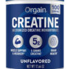 Orgain Creatine Monohydrate Micronized Powder, Unflavored, Supports Muscle Growth, Post Workout Recovery and Brain Health, No Artificial Additives, for Men & Women, 100 Servings