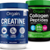 Orgain Creatine Monohydrate Micronized Powder, Unflavored, Supports Muscle Growth, Post Workout Recovery and Brain Health, No Artificial Additives, for Men & Women, 100 Servings
