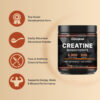 NatureBell Creatine Monohydrate Powder 500g, 5,000mg Per Serving | Micronized, Pure & Unflavored | Pre-Workout Muscle Support | Keto, Vegan, Filler-Free | 100 Servings (1.1 lb)